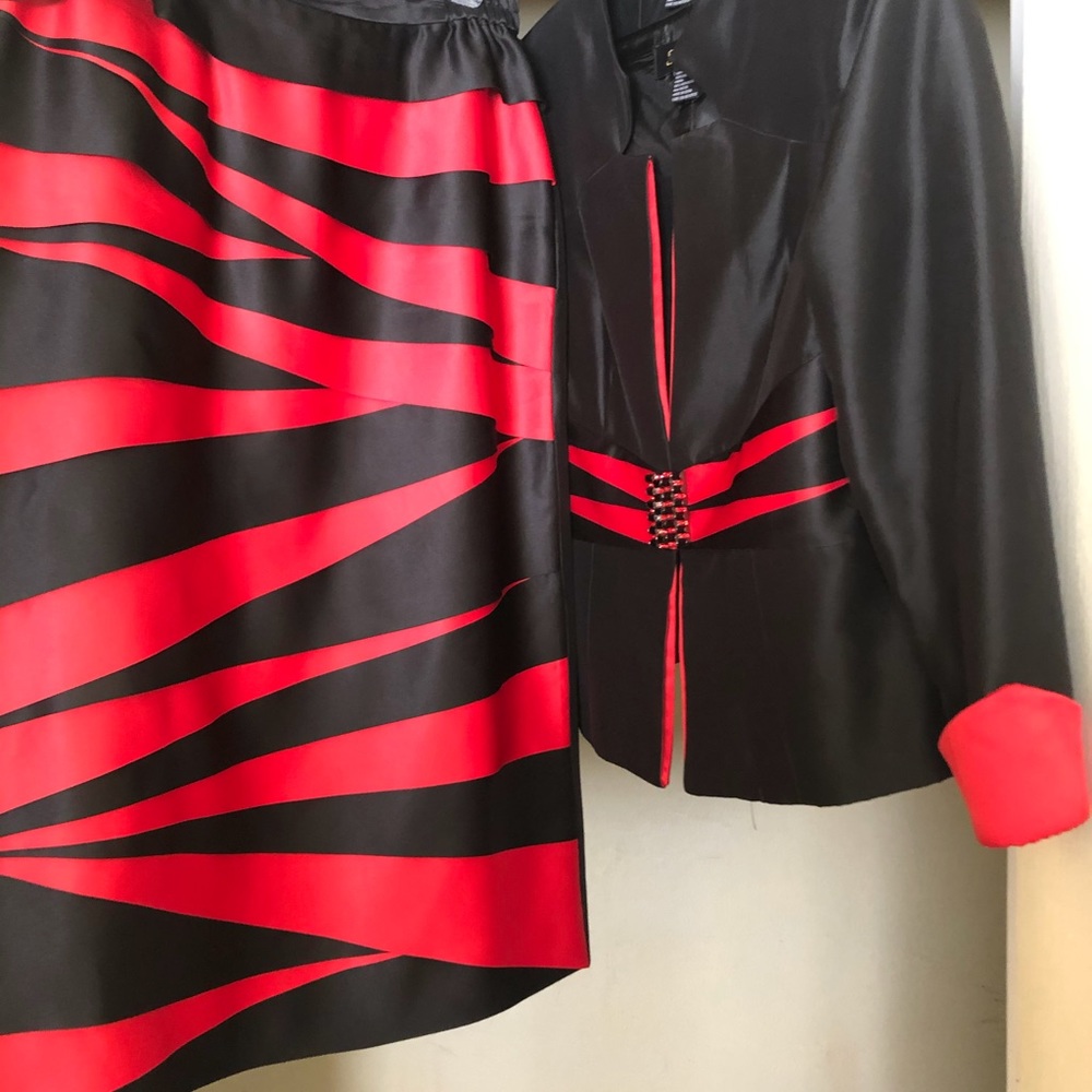 2 pcs dressy suit with shell